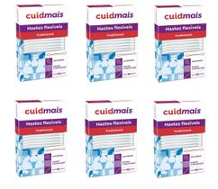 HASTES FLEXÍVEIS CUIDMAIS COM 150UN - KIT C/6un HASTES FLEXÍVEIS CUIDMAIS COM 150UN - KIT C/6un