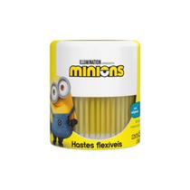 Hastes Flexíveis Minions 100% Algodão Macio E Absorvente Pote 150 Unid Cremer