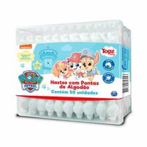 Hastes flexiveis topz baby patrulha canina 50un Hastes flexiveis topz baby patrulha canina 50un