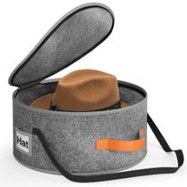 Hat Box Sleeping Lamb Cowboy Chapéu para viagem e armazenamento Hat Box Sleeping Lamb Cowboy Chapéu para viagem e armazenamento
