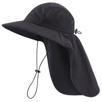 Hat Home Prefer UPF 50+ com aba larga preta Hat Home Prefer UPF 50+ com aba larga preta