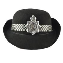 Hat Polices Cosplay Costume Headwear, poliéster quente, macio e aconchegante