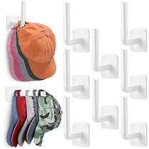 Hat Rack Aizzke Wall Hat Organizer, pacote com 8 bonés de beisebol Hat Rack Aizzke Wall Hat Organizer, pacote com 8 bonés de beisebol