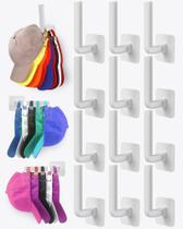 Hat Rack Sunfanie Hat Storage (pacote com 12) acrílico branco