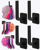 Hat Rack Sunfanie Hat Storage (pacote com 4) acrílico preto
