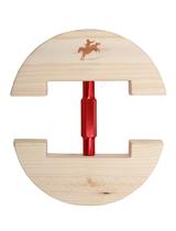 Hat Stretcher Cowboy, grande, com fivela ajustável, vermelha