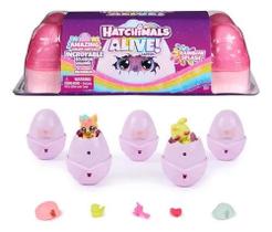 Hatchimals Alive Pack 5 Ovos Surpresa Rainbow Splash Sunny 4002 Hatchimals Alive Pack 5 Ovos Surpresa Rainbow Splash Sunny 4002
