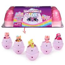 Hatchimals Alive Pack com 5 Ovos Surpresa Ranbow Splash - Sunny Brinquedos