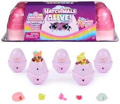 Hatchimals Alive Rainbow Splash - 5 Bonecos - Para Crianças a partir de 3 Anos
