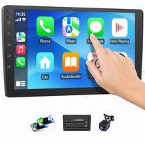 Haudio Central Multimídia Automotiva Double Din Wireless 9" com Bluetooth, CarPlay e Android Auto Sem Fio, Câmera de Ré, Navegação GPS, Download e Exclusão de APK Grátis, FM, Controle por Voz, Mirror Link Haudio Central Multimídia Automotiva Double Din Wireless 9" com Bluetooth, CarPlay e Android Auto Sem Fio, Câmera de Ré, Navegação GPS, Download e Exclusão de APK Grátis, FM, Controle por Voz, Mirror Link