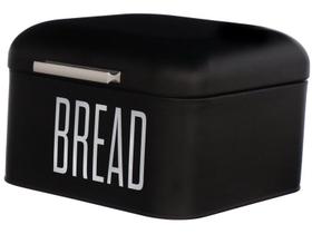 Hauskraft Porta Pão Manhattan Aço Galvanizado Preto 20cm Cozinha Moderna