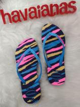 Havaiana K SL GLITTER II Marinho Turquesa