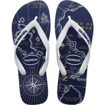 Havaiana mapa azul