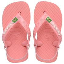 Havaianas Baby Brasil Logo Manga Rosa Havaianas Baby Brasil Logo Manga Rosa