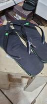 Havaianas Bandeirinha Brasil Preta