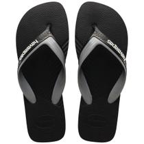 Havaianas Dual Preto/Cinza Aço