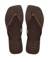 Havaianas feminina slim square logo pop up