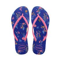 Havaianas Feminino Chinelo Slim Romance Estampado Casual