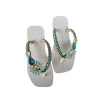 Havaianas Japonesa Cutomizada com Cocar