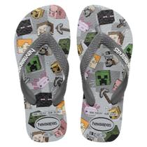 Havaianas Kids Minecraft Cinza Aço