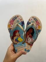 Havaianas Kids Slim Princess Bege Palha Cor:Bege PalhaTamanho:25/26 Havaianas Kids Slim Princess Bege Palha Cor:Bege PalhaTamanho:25/26