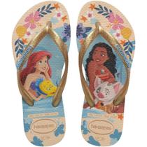 Havaianas Kids Slim Princess Bege Palha