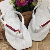 havaianas personalizadas com pingentes
