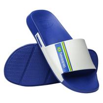 Havaianas Slide Classic Brasil Azul Naval