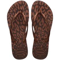 Havaianas Slim Animals Café Marrom Acobreado Metálico Havaianas Slim Animals Café Marrom Acobreado Metálico