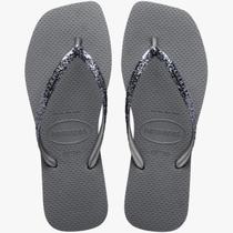 Havaianas Slim Bico Quadrado Square Glitter - Original Havaianas Slim Bico Quadrado Square Glitter - Original