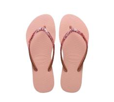 Havaianas Slim Glitter Rosa Ballet/Dourado 37/38