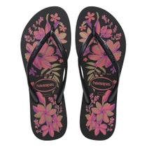 Havaianas Slim Organic Preto/Cinza/Ouro