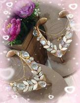 Havaianas slim personalizado com pedraria sereia luxo