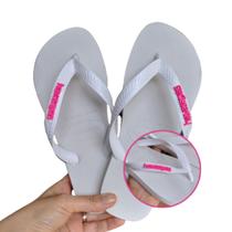 Havaianas Top + Pingente Rosa Neon