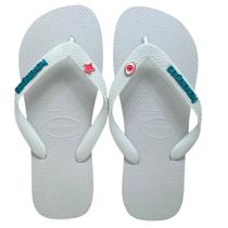 Havaianas Top Placa Logo + Pin Olho Grego + Pin Estrela