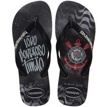 Havaianas Top Times Corinthians Preto 37-38