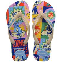 Havaianas Top Warner Classics - Bege Palha Havaianas Top Warner Classics - Bege Palha