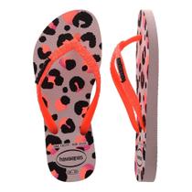 Havainas Kids Slim Glitter Rosa Peônia