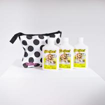 Hawaiian Coconut - Kit Shampoo + Condicionador + Creme Multifuncional + Necessaire De Bolnhas Hawaiian Coconut - Kit Shampoo + Condicionador + Creme Multifuncional + Necessaire De Bolnhas