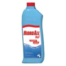 HCL Algicida Choque Eliminador de Algas Piscina Hidroall 1l