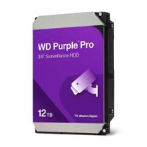 HD 12TB SATA - 7200RPM - 512MB Cache - Western Digital Purple Pro - WD122PURP Ideal para Vigilância