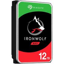 HD 12TB SATA Seagate IronWolf - ST12000VN0008 (3,5pol, 6Gb/s, 7.200 RPM, 256MB Cache)