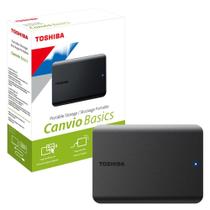 HD 2TB Externo Toshiba Canvio Basics Portátil USB 3.0 Preto HDTB520XK3AA