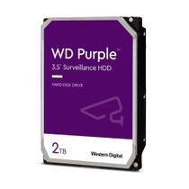 HD 2TB SATA - 64MB Cache - Western Digital Purple Surveillance - WD23PURZ - Ideal para CFTV