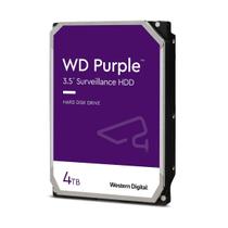 HD 4TB SATA - 256MB Cache - Western Digital Purple Surveillance - WD43PURZ - Ideal para CFTV HD 4TB SATA - 256MB Cache - Western Digital Purple Surveillance - WD43PURZ - Ideal para CFTV