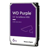Hd 6tb Sata 3 5400rpm 256mb 3,5 Purple Vigilância CFTV WD64PURZ Western Digital