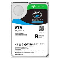 HD 8TB Seagate SkyHawk AI Surveillance SATA III 6GBs 7200RPM Cache 256MB CFTV DVR NVR ST8000VE001 HD 8TB Seagate SkyHawk AI Surveillance SATA III 6GBs 7200RPM Cache 256MB CFTV DVR NVR ST8000VE001