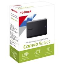 HD Externo 1TB Toshiba Canvio Basics Preto USB 3.0 PlugPlay
