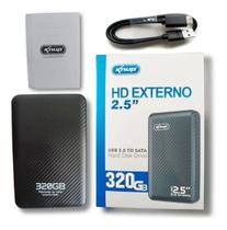 Hd Externo 320Gb Portátil Usb 3.0 Para Ps4 Ps5 Xbox Pc Novo
