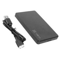 Hd Externo 500gb Portátil Slim Cabo USB 3.0 Preto - PC Master
